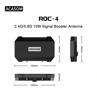 10W RF 트랜시버 8000mAh 듀얼 밴드 드론 신호 확장기 Dji UAV 증폭기