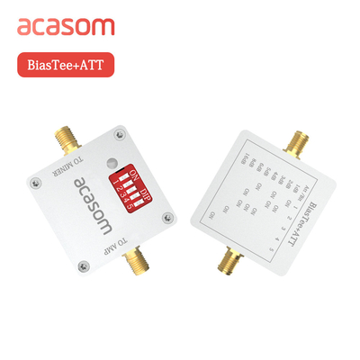 디지털 RF Attenuator 조절 가능 0-4Ghz 1-16dB 전원 공급 장치와 함께 8 개 가인 비아스 티
