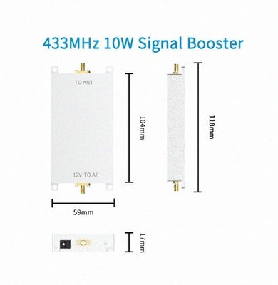 430-434MHz RF 증폭기 모듈 40dBm 출력 설치가 쉽습니다