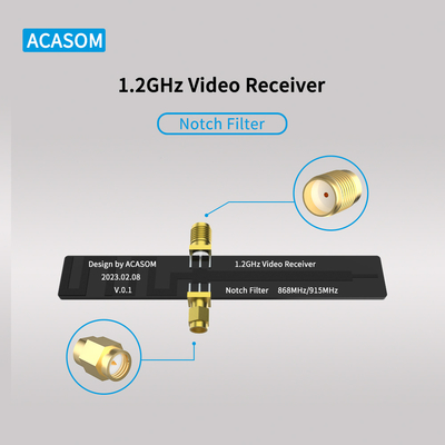 1080MHz 밴드 패스 수신기용 아카소마 1200-1300MHz 노치 필터