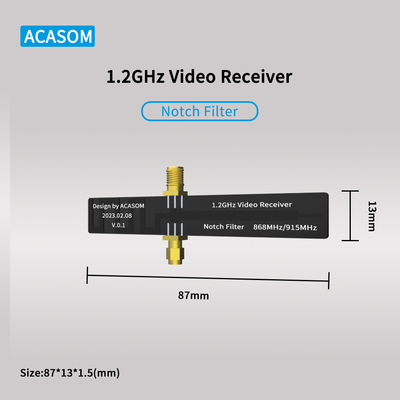 1080MHz 밴드 패스 수신기용 아카소마 1200-1300MHz 노치 필터