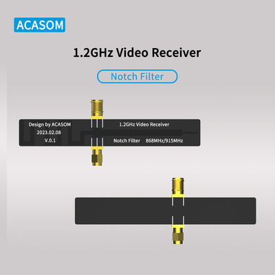 868/915GHz 드론 부품에 대한 간섭 제거 1080MHz 밴드 패스 노치 필터