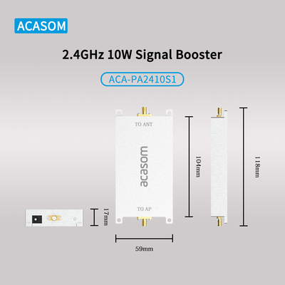 드론 신호 증폭기 2.4GHz 10w 20w 40w 100w 장착 기능이 있는 증폭기