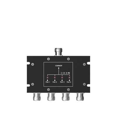 ADS-B 및 GPS 신호를 위한 4 차원 전력 분할기 800-2150MHz N 여성 커넥터 낮은 삽입