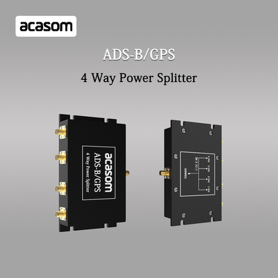 ADS-B 및 GPS 신호를 위한 4 차원 전력 분할기 800-2150MHz N 여성 커넥터 낮은 삽입