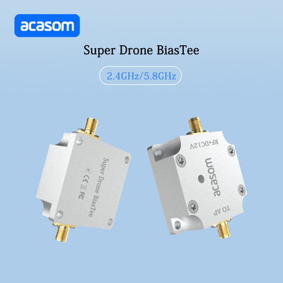 12V 슈퍼 드론 비아스 티 낮은 삽입 손실 ≤0.4dB 입력 전력 ≤40dBm 및 2.4-2.5GHz