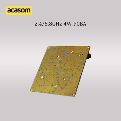 듀얼 밴드 5.8GHz 및 2.4GHz RF 신호 부스터 4W 36dBm DC 12V을위한 PCBA 보드