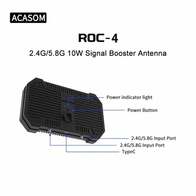 10W RF 트랜시버 8000mAh 듀얼 밴드 드론 신호 확장기 Dji UAV 증폭기