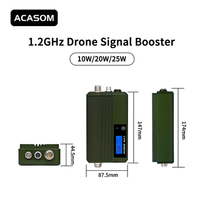 MAX-2 야외 1.2GHz 10W 신호 증폭기 신호 확장기 범위 증강기 타로 1.2G 이미지 전송기