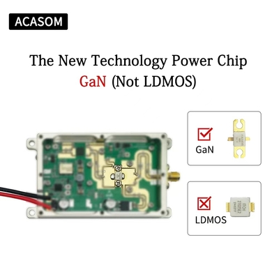 400MHz 500M 50W GAN 450M 알루미늄 껍질로 된 드론 제머 모듈