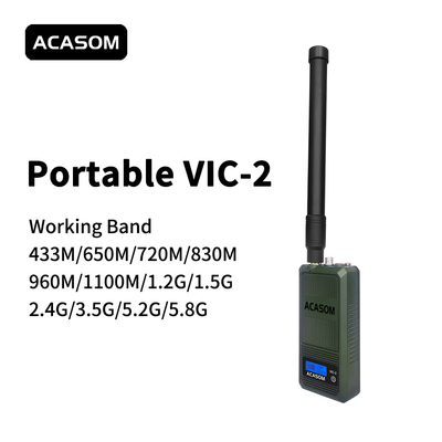 800MHz-900MHz 휴대용 안티 드론 방해기 수질성 높은 효율성