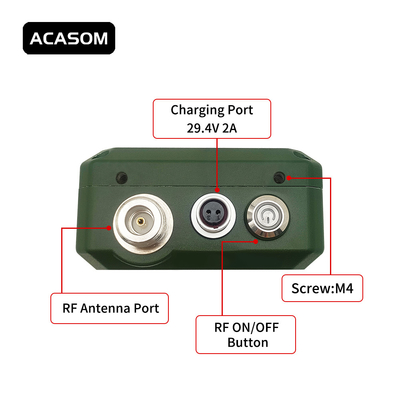 2400MHz 2500MHz RF 드론 신호 차단기 액티브 냉각 2.4 GHz 드론 재머